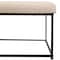 Flash Furniture Ashton 30 Square LeatherSoft Tufted Ottoman with Metal Frame, Beige LeatherSoft/Black Frame WX-TY-101-BG-LT-BLK-GG - alternate 5